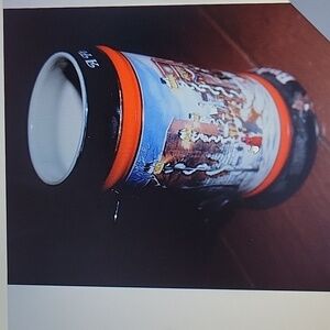 1992 Budweiser "A Perfect Christmas" Holiday Series Beer Stein Ceramic New